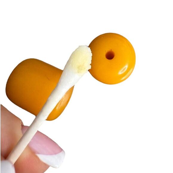 Vintage Bakelite Beads Lot of 3 pcs 24.8g - Picture 9 of 9